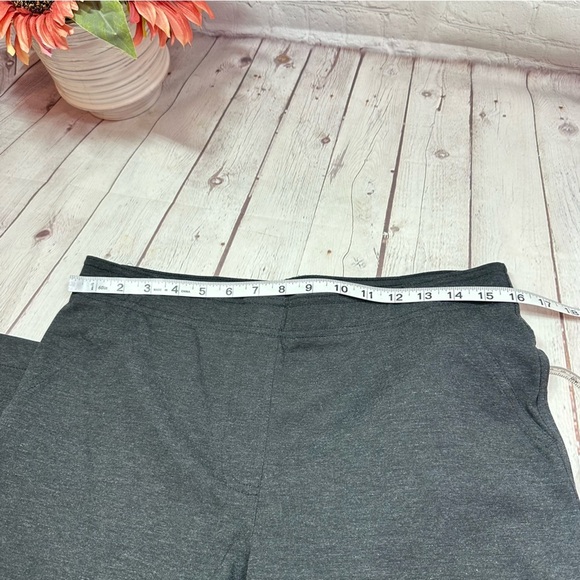 chico's dark grey pull on bootcut Pants sz 1 (M 8) business casual classic - Picture 3 of 8